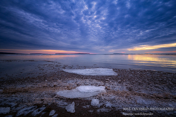 Lake Superior sunrise, Friendly Valley beach 4, Febr. '24