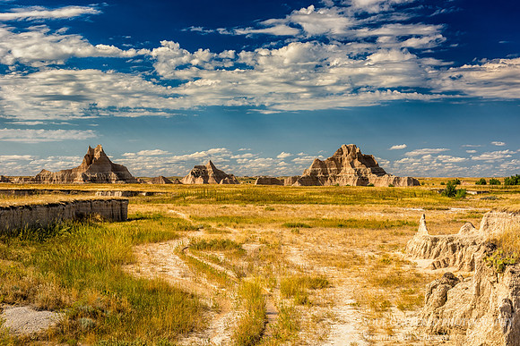 Badlands scene