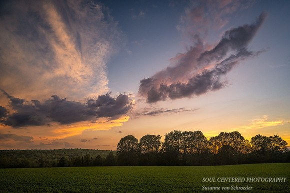 Thunderstorm clouds at sunset, Sept. 2.'22 3