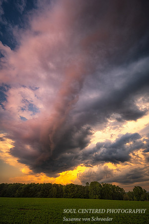 Thunderstorm clouds at sunset, Sept. 2.'22 2